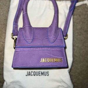 Jacquemus Le Chiqito Suede Hightop Handle Bag